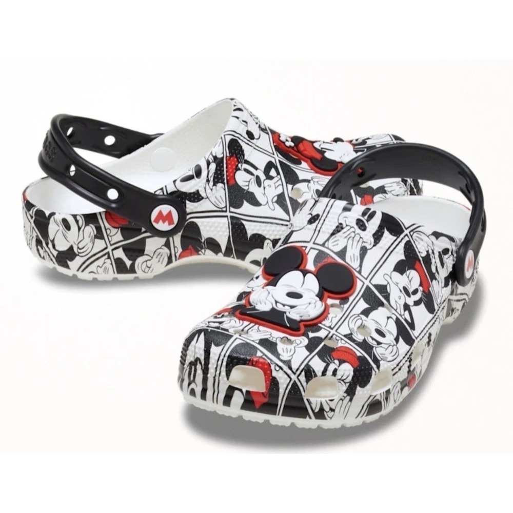 Crocs Men and Women's Mickey and Minnie Classic Clog Multi 211483-90H‎  M6/W8